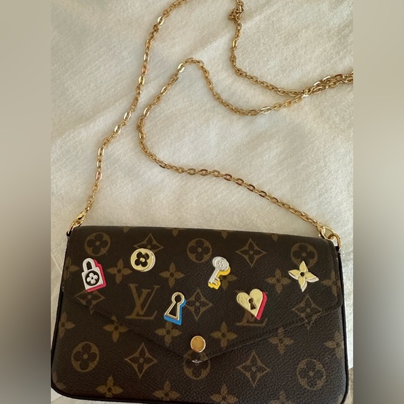 LOUIS VUITTON Felicie limited edition 3pc crossbody bag pochette - Picture 4 of 8